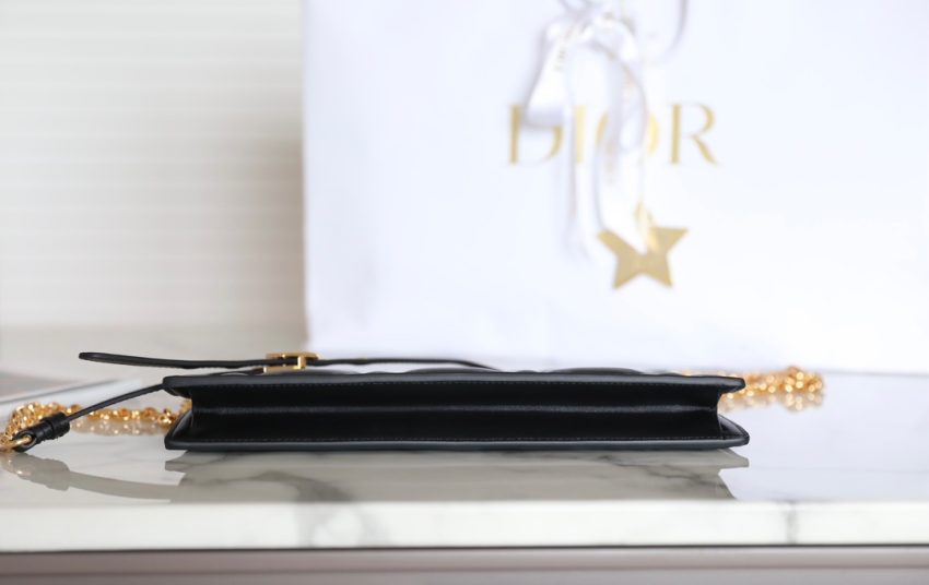 Replica Dior Miss Caro Noire Clutch - high-quality designer bag clone