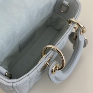 Replica Dior Lady D-Joy Mini Bag Sky Blue - ultra-realistic fake designer tote