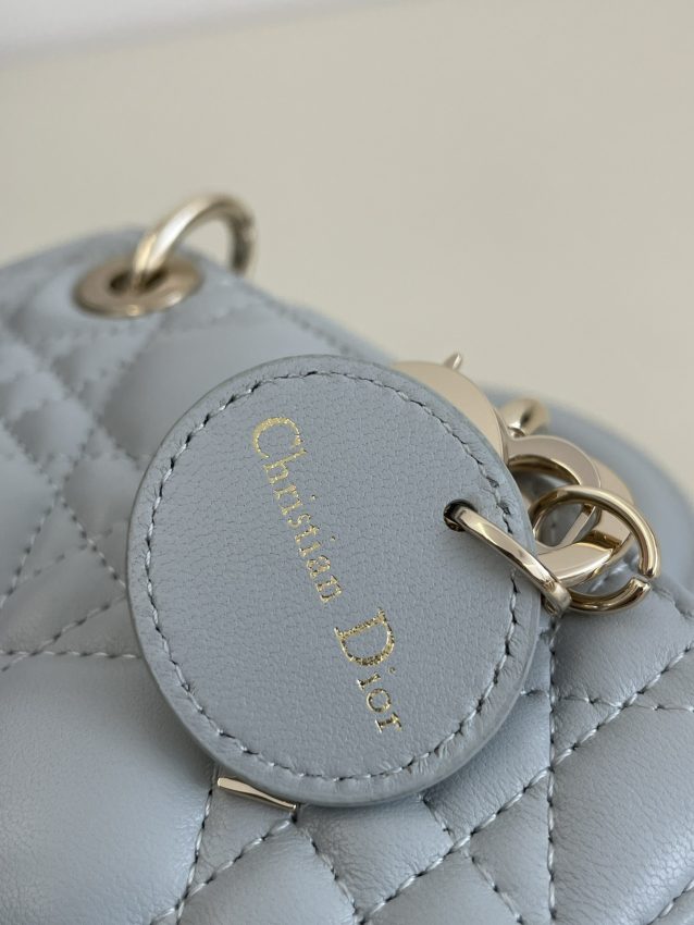Replica Dior Lady D-Joy Mini Bag Sky Blue - ultra-realistic fake designer tote
