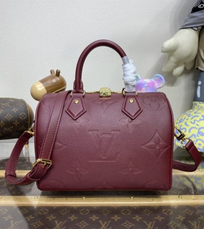 Replica Louis Vuitton Speedy Bandouliere 25 Bordeaux - best quality luxury bag dupe