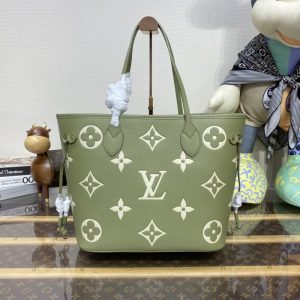 Replica Louis Vuitton Neverfull MM Green - 1:1 designer replica handbag