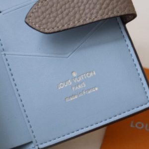 Replica Louis Vuitton Vertical Compact Wallet Beige - realistic designer-inspired fake bag