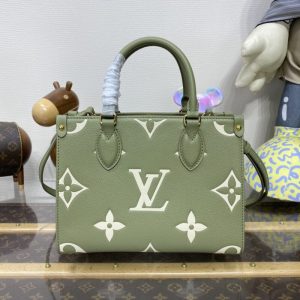 Replica LV OnTheGo PM Green - high-accuracy replica luxury purse
