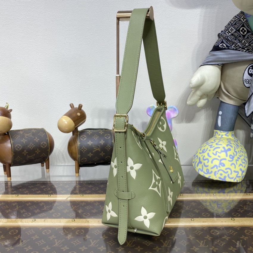 Replica Louis Vuitton Carry All Green - best-selling designer handbag dupe