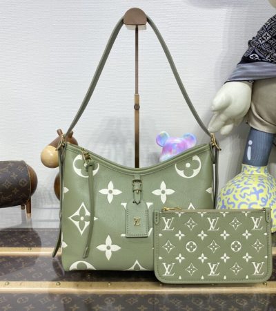 Replica Louis Vuitton Carry All Green - authentic-look luxury purse replica