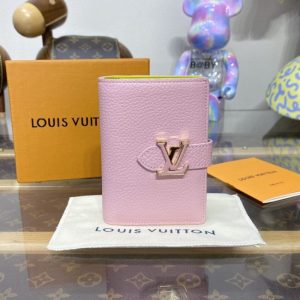 Replica Louis Vuitton Vertical Compact Wallet Pink - near-authentic luxury replica handbag