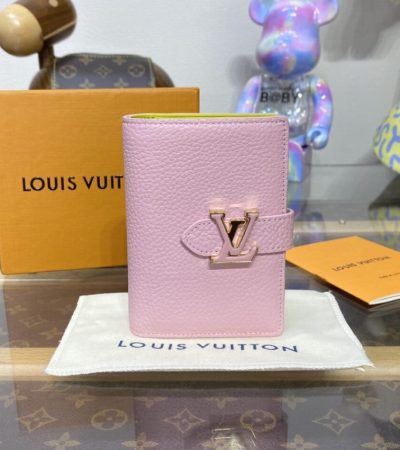 Replica Louis Vuitton Vertical Compact Wallet Pink - near-authentic luxury replica handbag