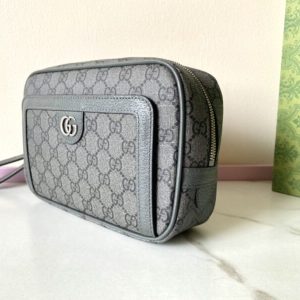 Replica Gucci Ophidia GG Clutch Grey - ultra-realistic fake designer tote