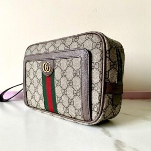 Replica Gucci Ophidia GG Clutch Beige - best quality luxury bag dupe
