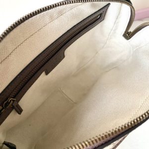 Replica Gucci Ophidia GG Clutch Grey - authentic-look luxury purse replica