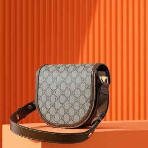 Replica Gucci Horsebit 1995 Semi-circular Canvas - high-accuracy replica luxury purse