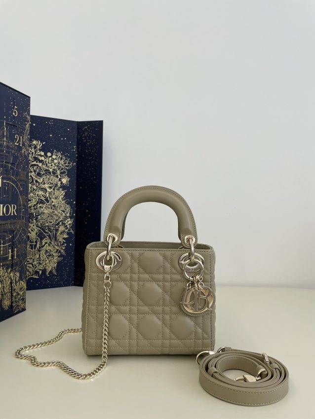 Replica Lady Dior Mini Beige - 1:1 designer replica handbag
