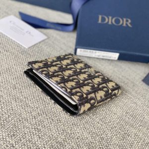 Replica Dior Jacquard Wallet - 1:1 designer replica handbag