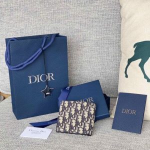 Replica Dior Jacquard Wallet - high-accuracy replica luxury purse