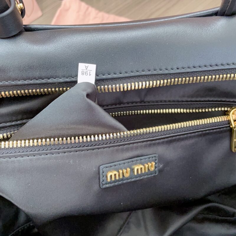 Replica Miu Miu Arcadie Black - best quality luxury bag dupe