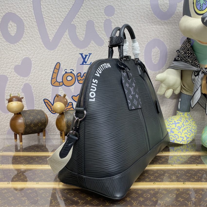 Replica Louis Vuitton Alma Travel GM Black - high-quality designer bag clone