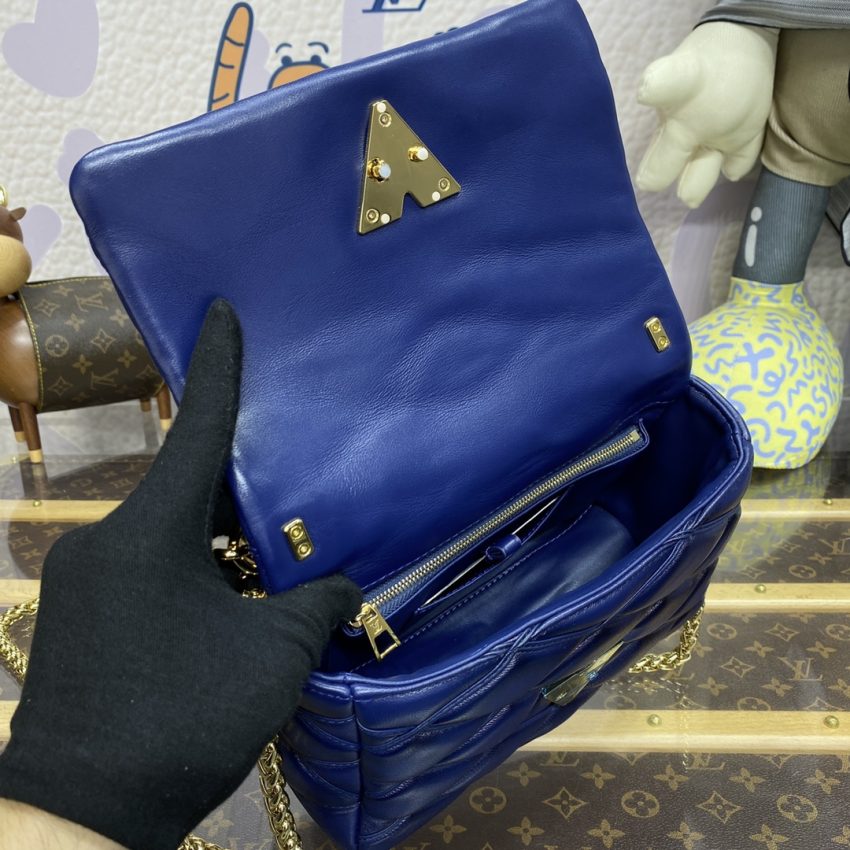 Replica Louis Vuitton Go-14 Blue - best-selling designer handbag dupe