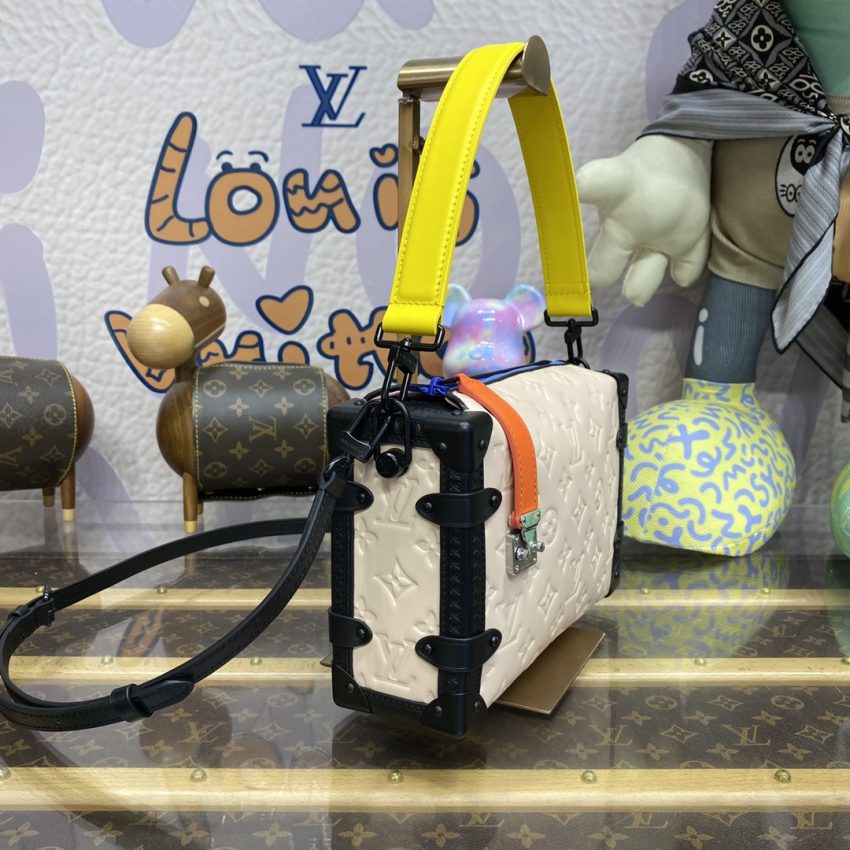 Replica Louis Vuitton Side Trunk White - high-quality designer bag clone