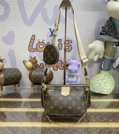 Replica Louis Vuitton Multi Pochette Triple Bag - authentic-look luxury purse replica