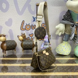 Replica Louis Vuitton Multi Pochette Triple Bag - high-end fake designer purse