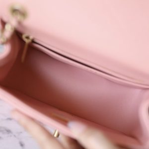Replica CHANEL CF 17cm Golden Ball Pink - premium 1:1 fake handbag model