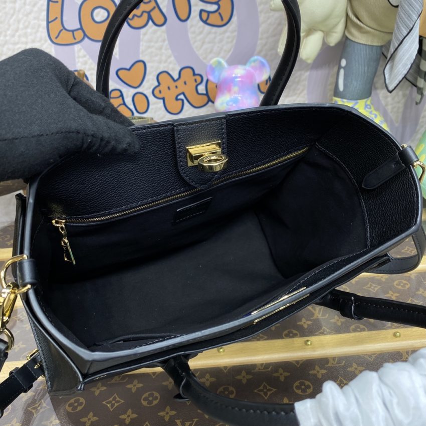 Replica Louis Vuitton On My Side Black - top-tier luxury replica shoulder bag