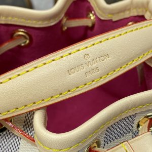 Replica Louis Vuitton Nano Noe White Grid - ultra-realistic fake designer tote