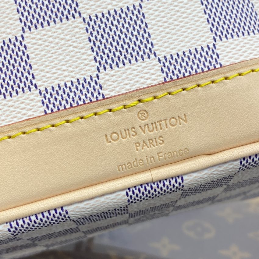 Replica Louis Vuitton Nano Noe White Grid - 1:1 designer replica handbag