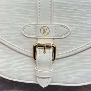 Replica Louis Vuitton Saumur White - high-accuracy replica luxury purse
