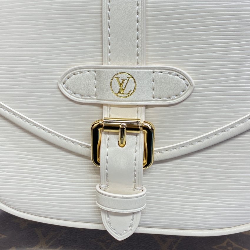 Replica Louis Vuitton Saumur White - high-accuracy replica luxury purse
