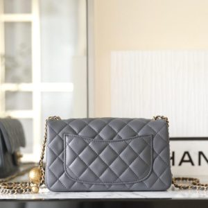 Replica CHANEL CF 20cm Golden Ball Grey - authentic-look luxury purse replica
