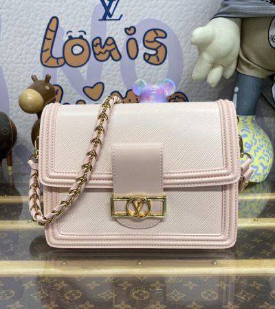 Replica Louis Vuitton Dauphine Mini Pink - best quality luxury bag dupe