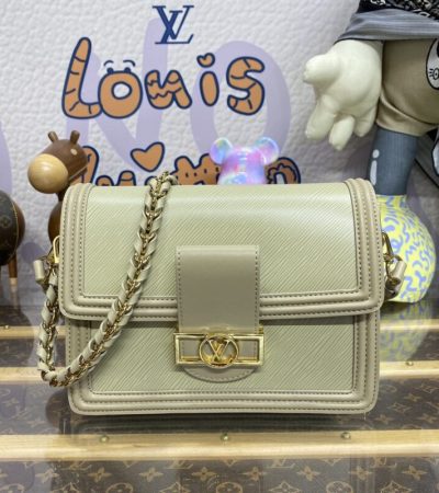 Replica Louis Vuitton Dauphine Mini Beige - elite superclone designer purse