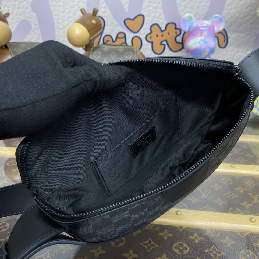 Replica Louis Vuitton Moon Crossbody Black Grid - high-accuracy replica luxury purse