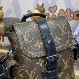 Replica Louis Vuitton Nano Christopher Backpack Brown - best-selling designer handbag dupe
