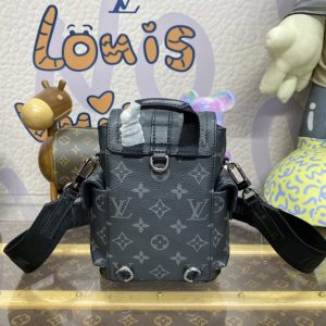 Replica Louis Vuitton Nano Christopher Backpack Black - premium-grade designer purse dupe