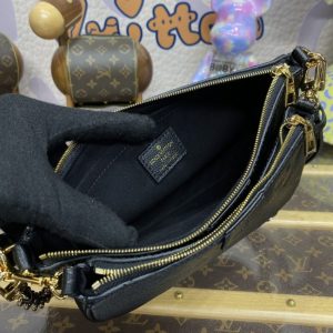 Replica Louis Vuitton Multi Pochette Accessoires Black - best-selling designer handbag dupe