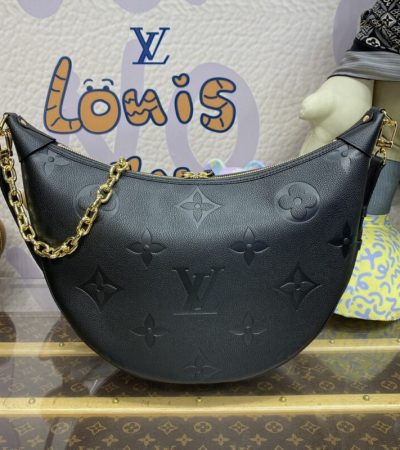 Replica Louis Vuitton Loop Hobo Black - realistic designer-inspired fake bag