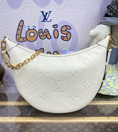Replica Louis Vuitton Loop Hobo White - realistic designer-inspired fake bag