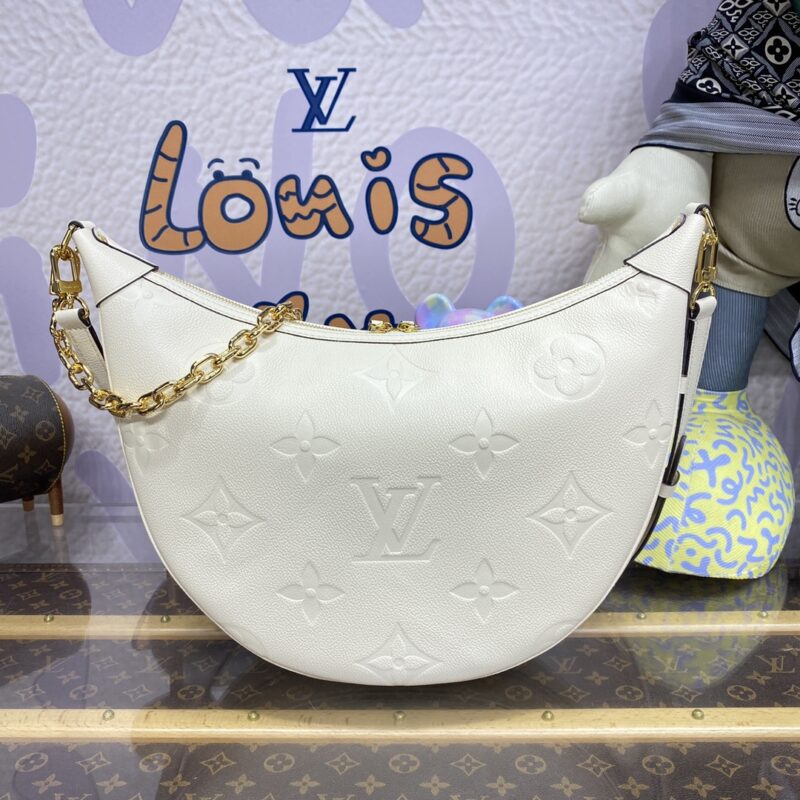 Replica Louis Vuitton Loop Hobo White - realistic designer-inspired fake bag