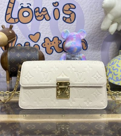 Replica Louis Vuitton Wallet On Chain Metis White - best quality luxury bag dupe