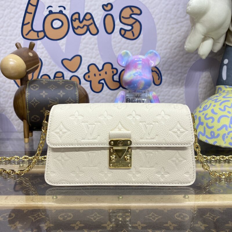 Replica Louis Vuitton Wallet On Chain Metis White - best quality luxury bag dupe