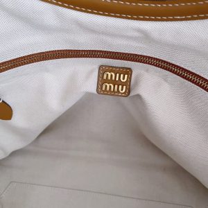 Replica Miu Miu Ivy Tote Brown - best-selling designer handbag dupe