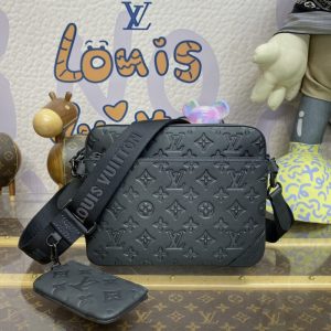 Replica Louis Vuitton Trio Messenger Full Black - best quality luxury bag dupe