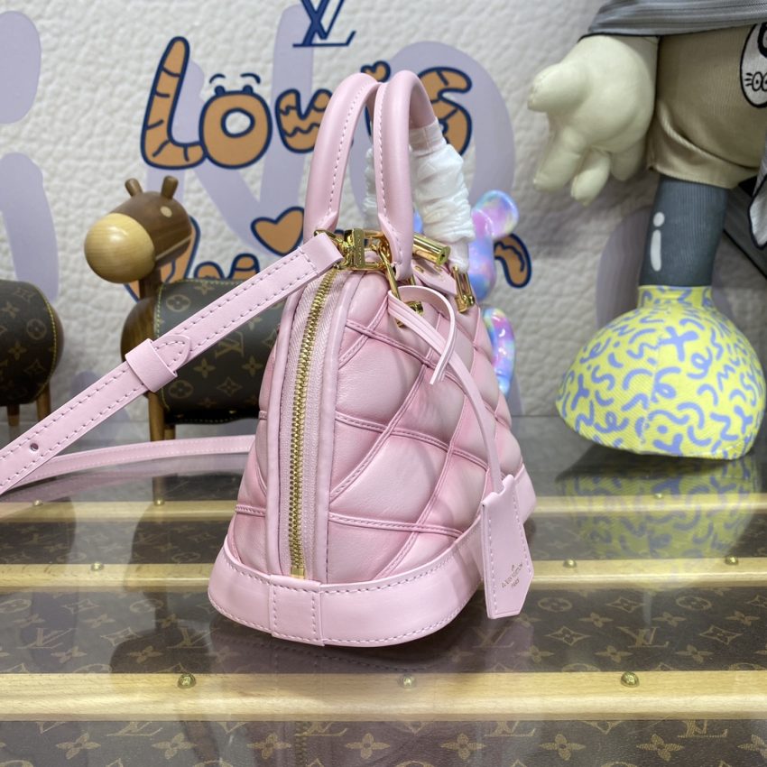 Replica Louis Vuitton Alma BB Pink - ultra-realistic fake designer tote