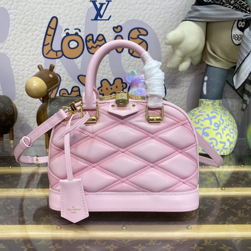 Replica Louis Vuitton Alma BB Pink - ultra-realistic fake designer tote