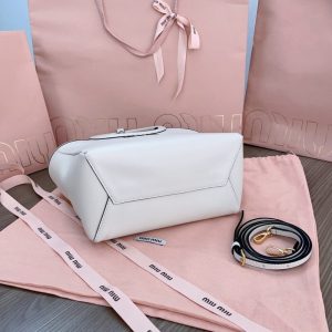 Replica Miu Miu Ivy Small Tote White - 1:1 designer replica handbag