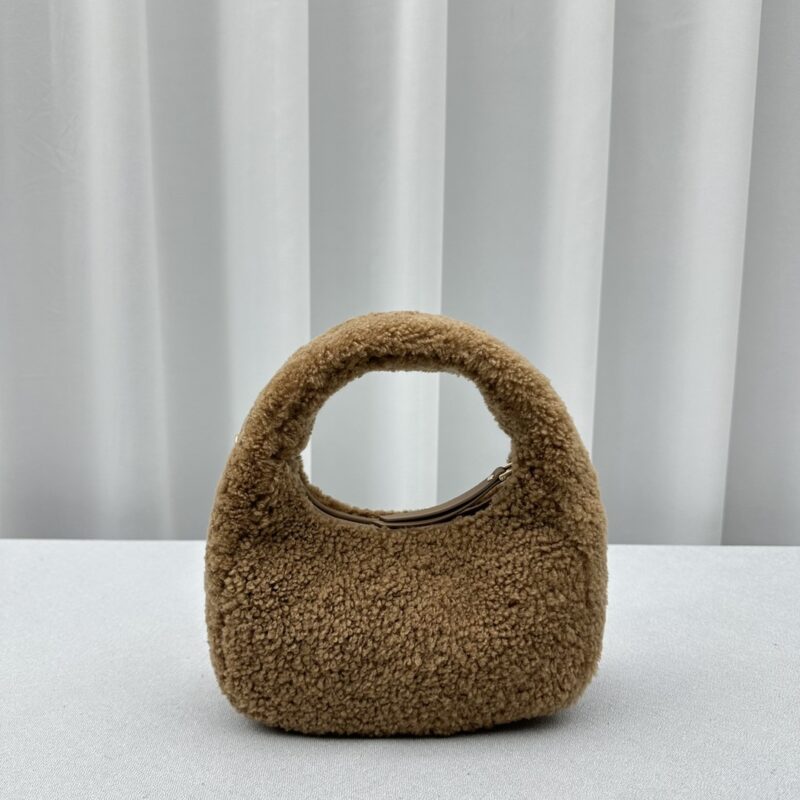 Replica Miu Miu Wander Wool Brown - ultra-realistic fake designer tote