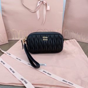 Replica Miu Miu Clutch Black - top-tier luxury replica shoulder bag
