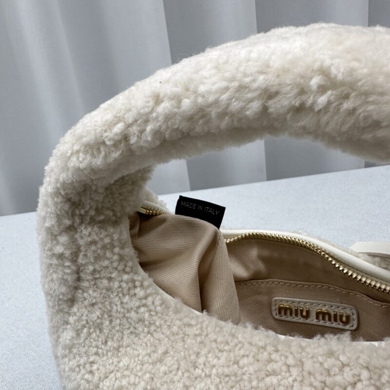Replica Miu Miu Wander White Wool - best-selling designer handbag dupe